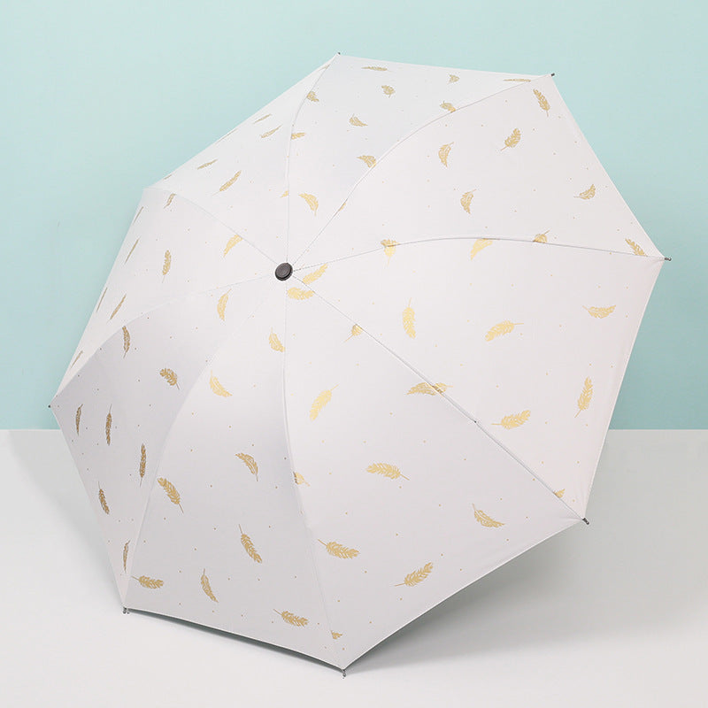 UV Protection Folding Umbrella Vinyl Sun Umbrella