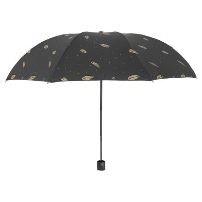 UV Protection Folding Umbrella Vinyl Sun Umbrella